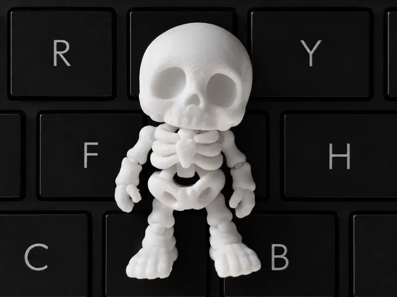 Esqueleto Flexível Mini Articulado impresso em 3D