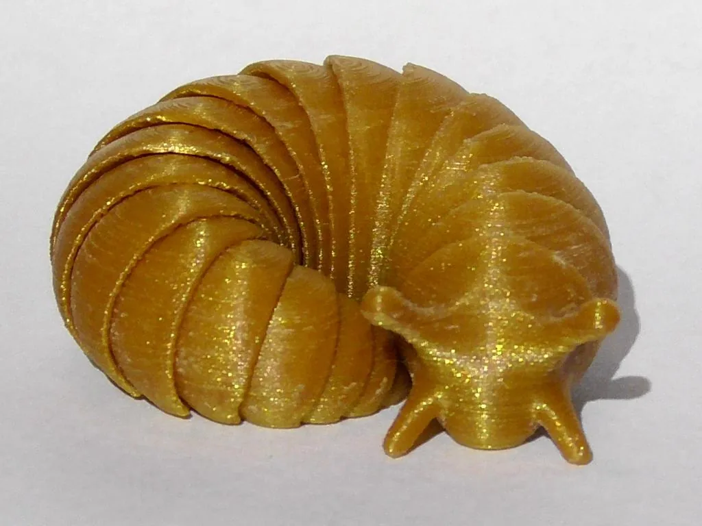 Lesma Articulada Amigável impresso em 3D