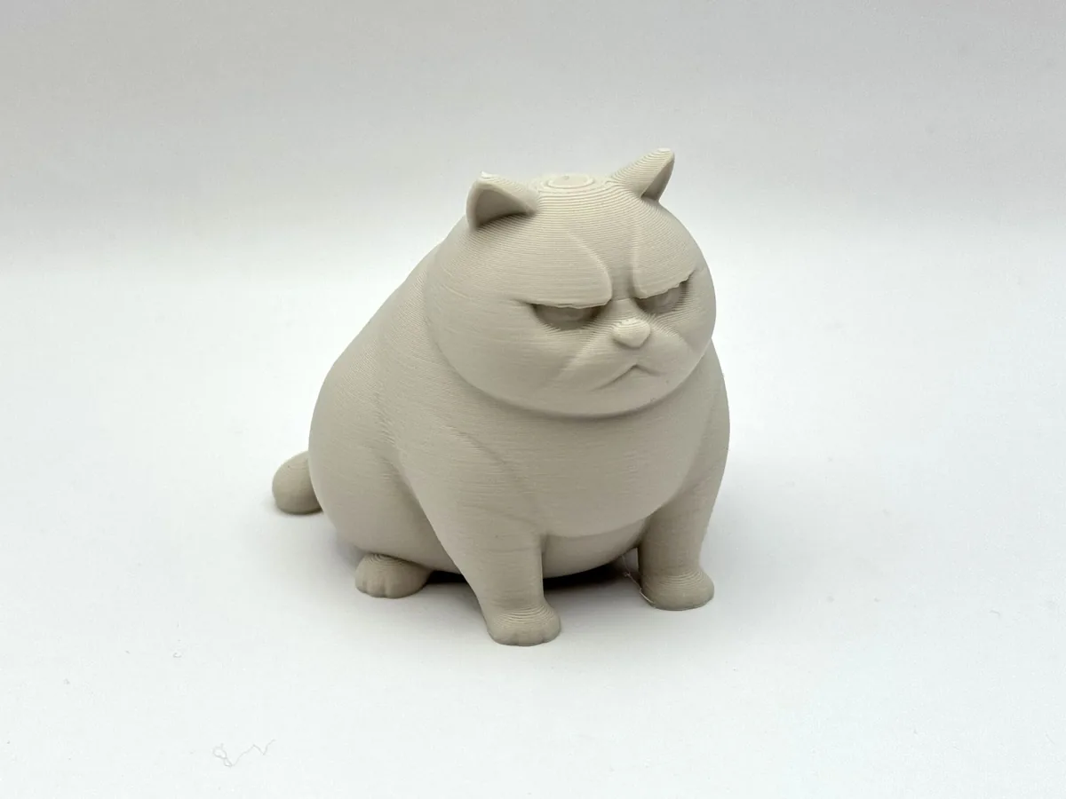 Estatueta Grumpy Cat impresso em 3D