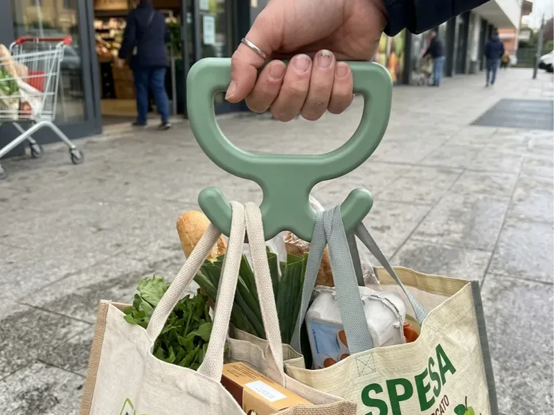 Porta-sacolas para compras impresso em 3D
